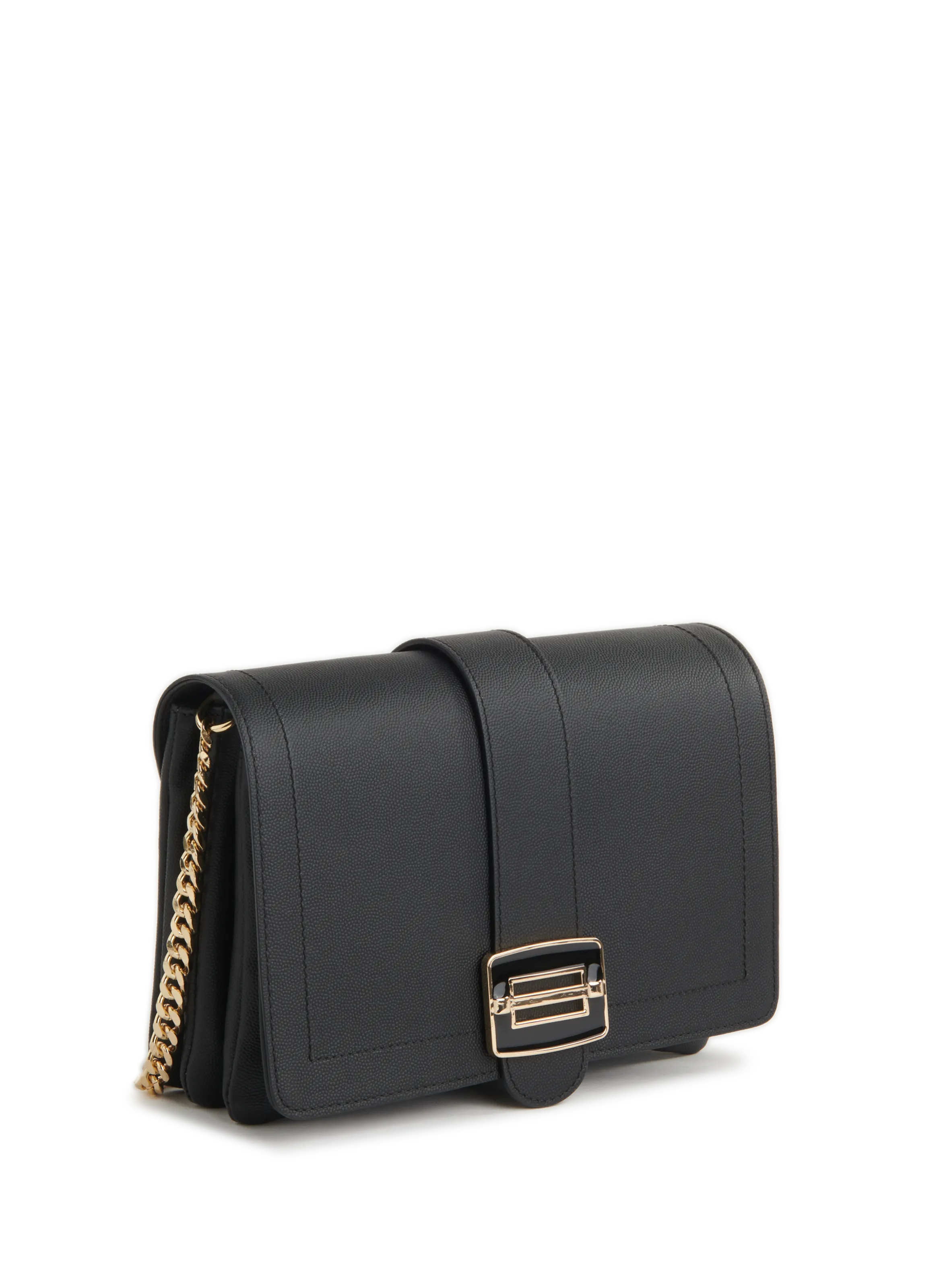 LA RÉSERVE  Leather shoulder bag - Black