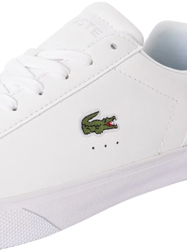 Lacoste Lerond Pro BL 23 1 CMA Leather Trainers - White/White