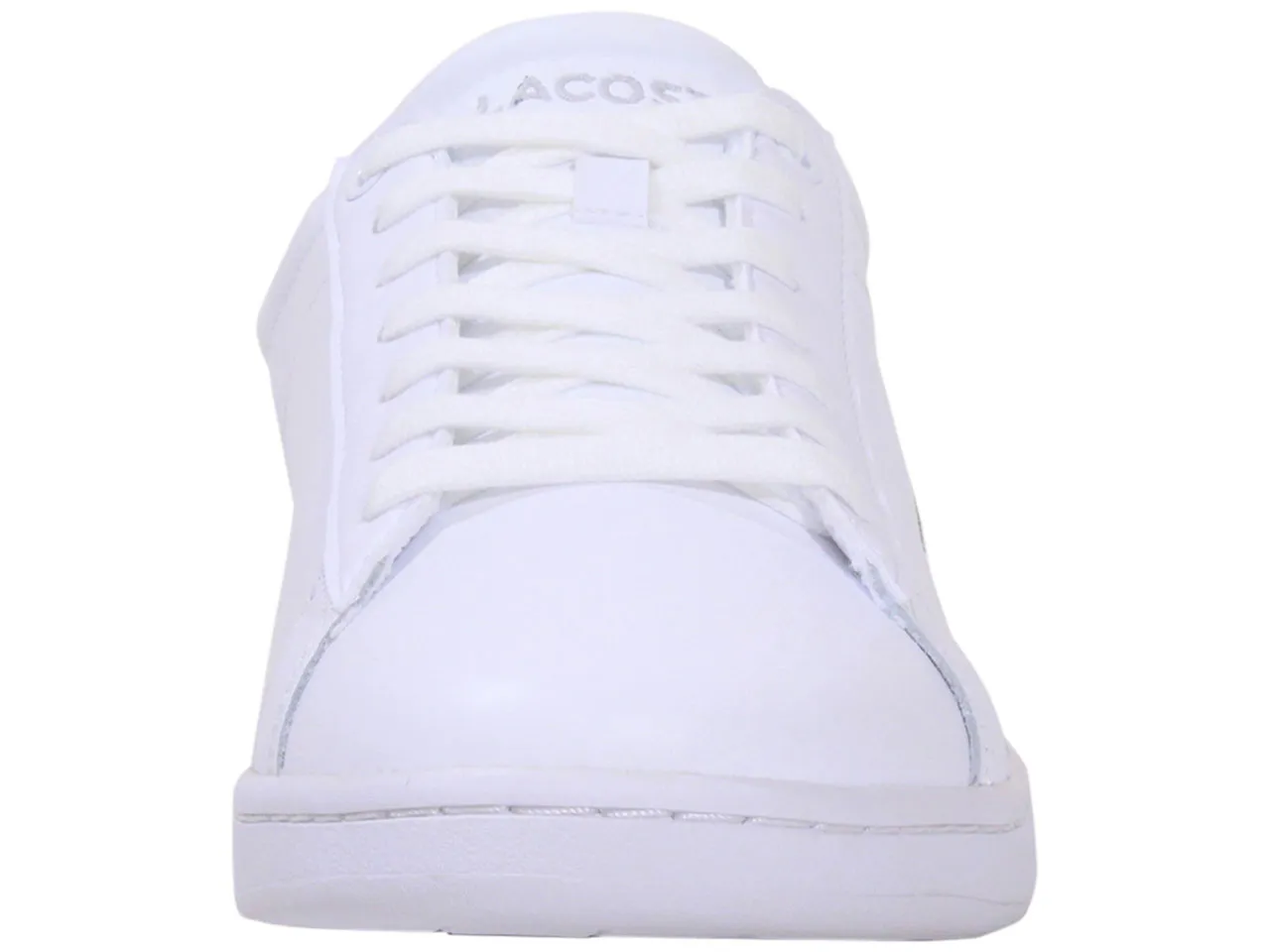 Lacoste Men's Carnaby-BL21-1 Sneakers Lace Up Low Top White/White Sz. 10.5