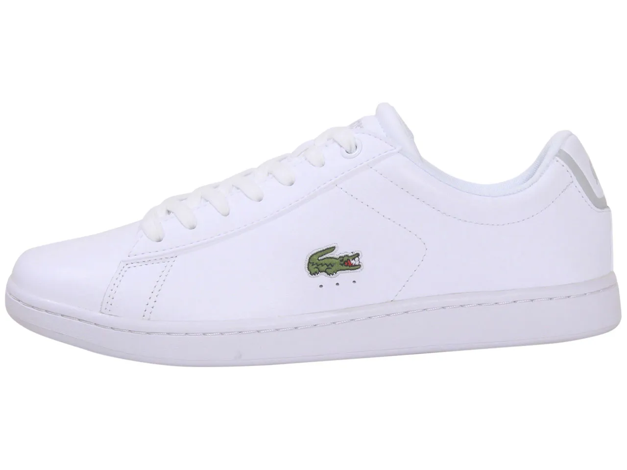 Lacoste Men's Carnaby-BL21-1 Sneakers Lace Up Low Top White/White Sz. 10.5