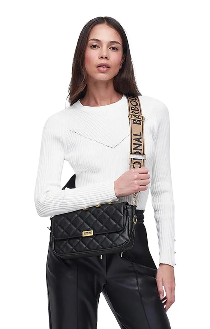 Ladies Barbour International Quilted Soho Cross Body Bag