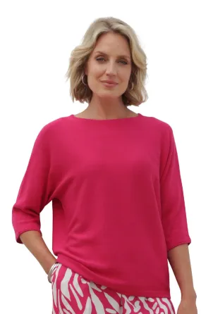 Ladies Pomodoro Boat Neck Jumper
