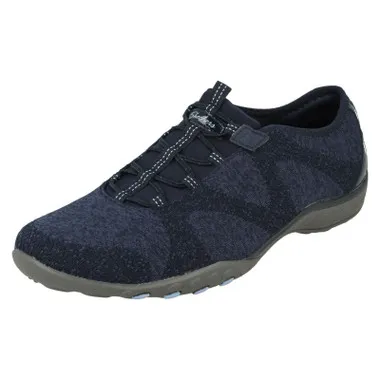 Ladies Relaxed Fit From Skechers Slip On Trainers Opportuknity 23855