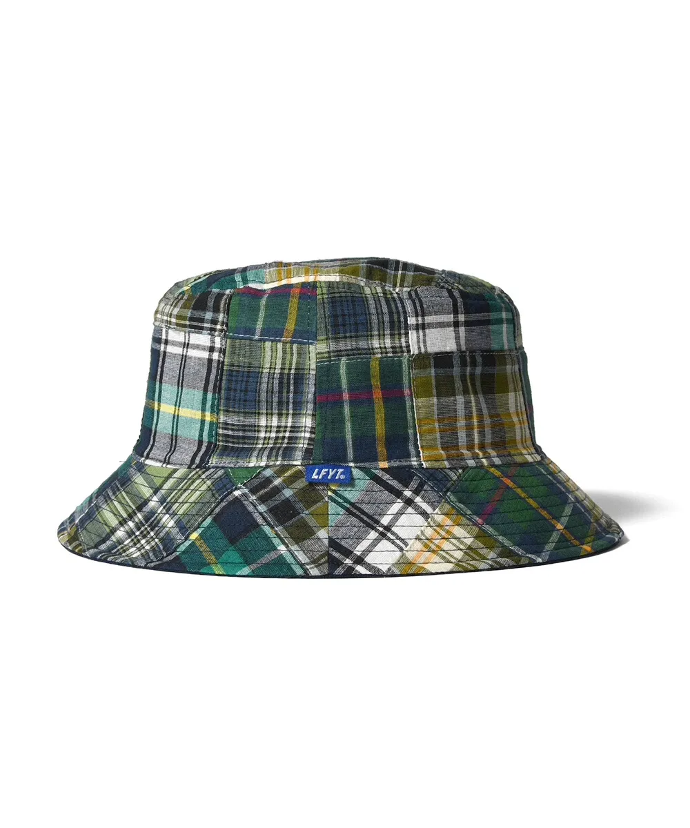 Lafayette Reversible Patchwork Bucket Hat Green