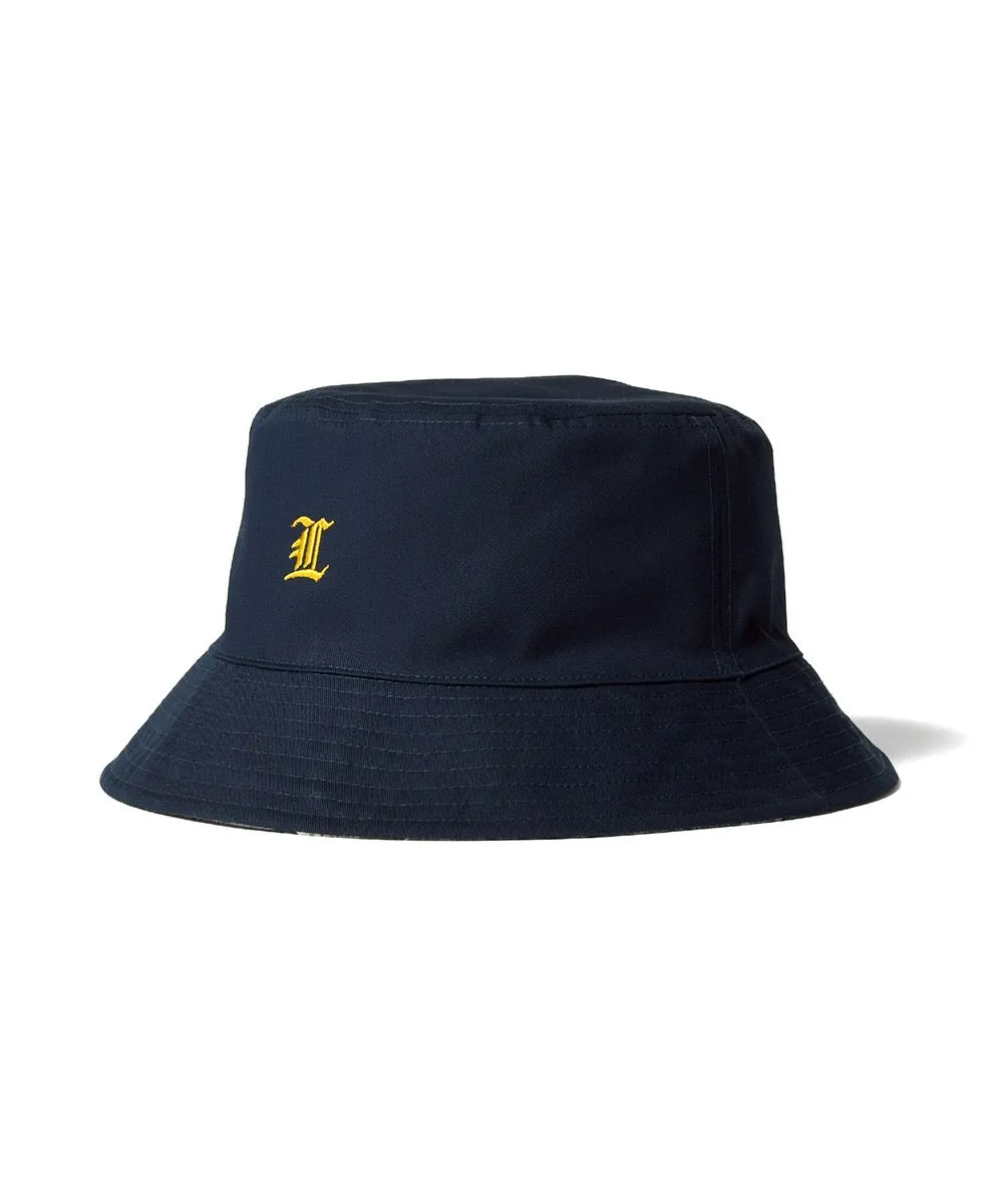 Lafayette Reversible Patchwork Bucket Hat Green