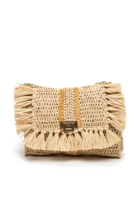 Laggo, Celine Raffia Fringe Bag  