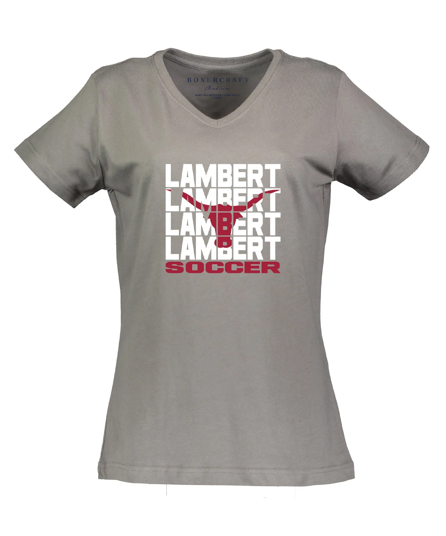 Lambert Soccer Women's V-Neck Tee
