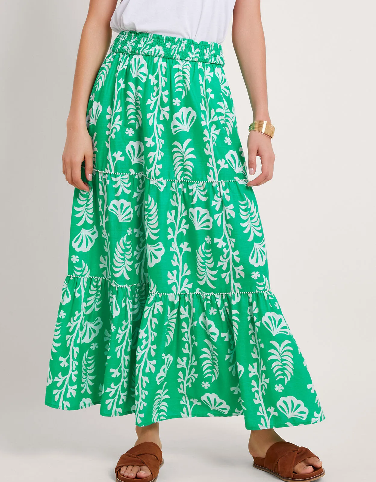 Lani Maxi Skirt Green