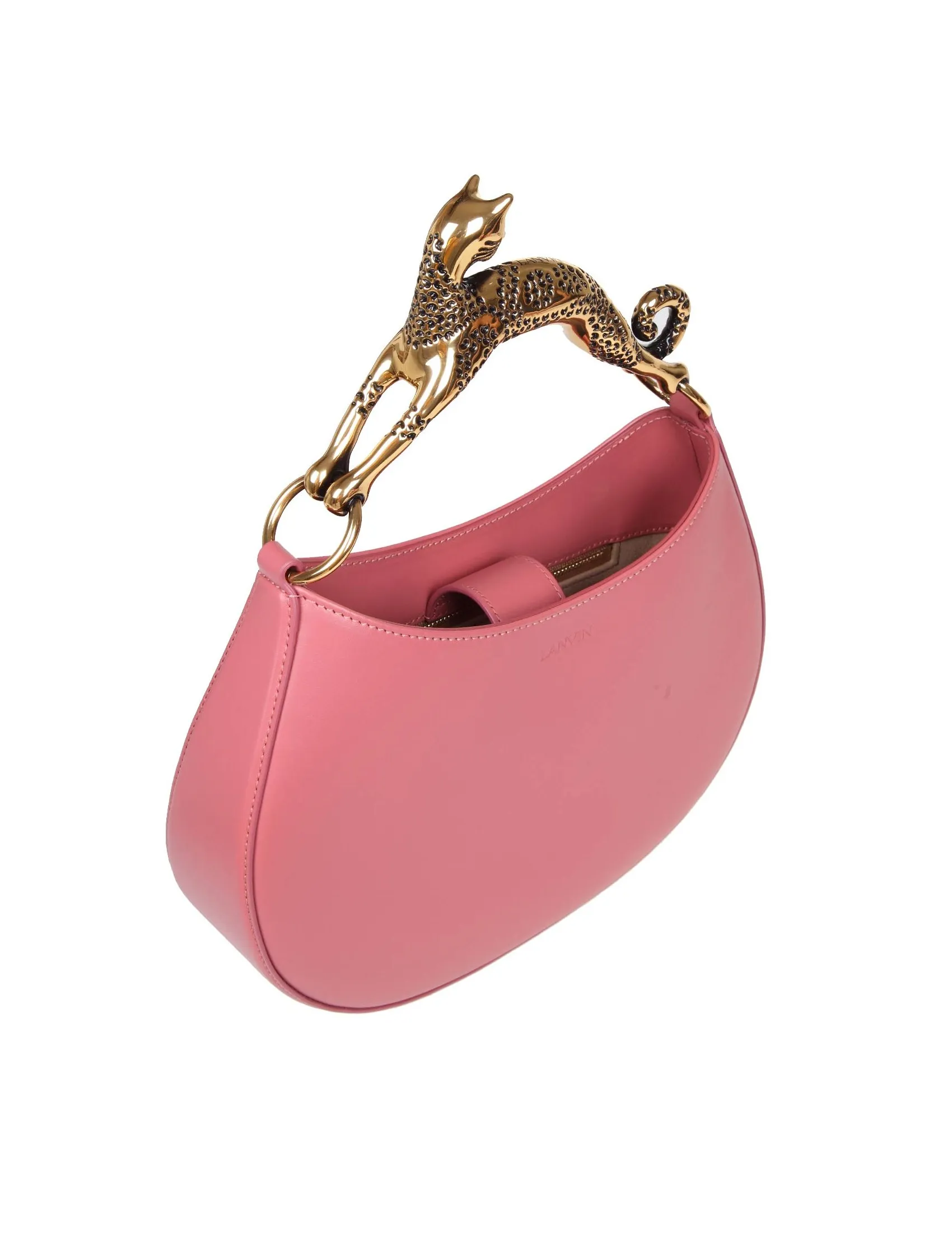 LANVIN HOBO CAT BAG IN PINK LEATHER