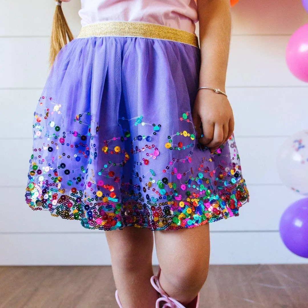 Lavender Confetti Tutu Skirt