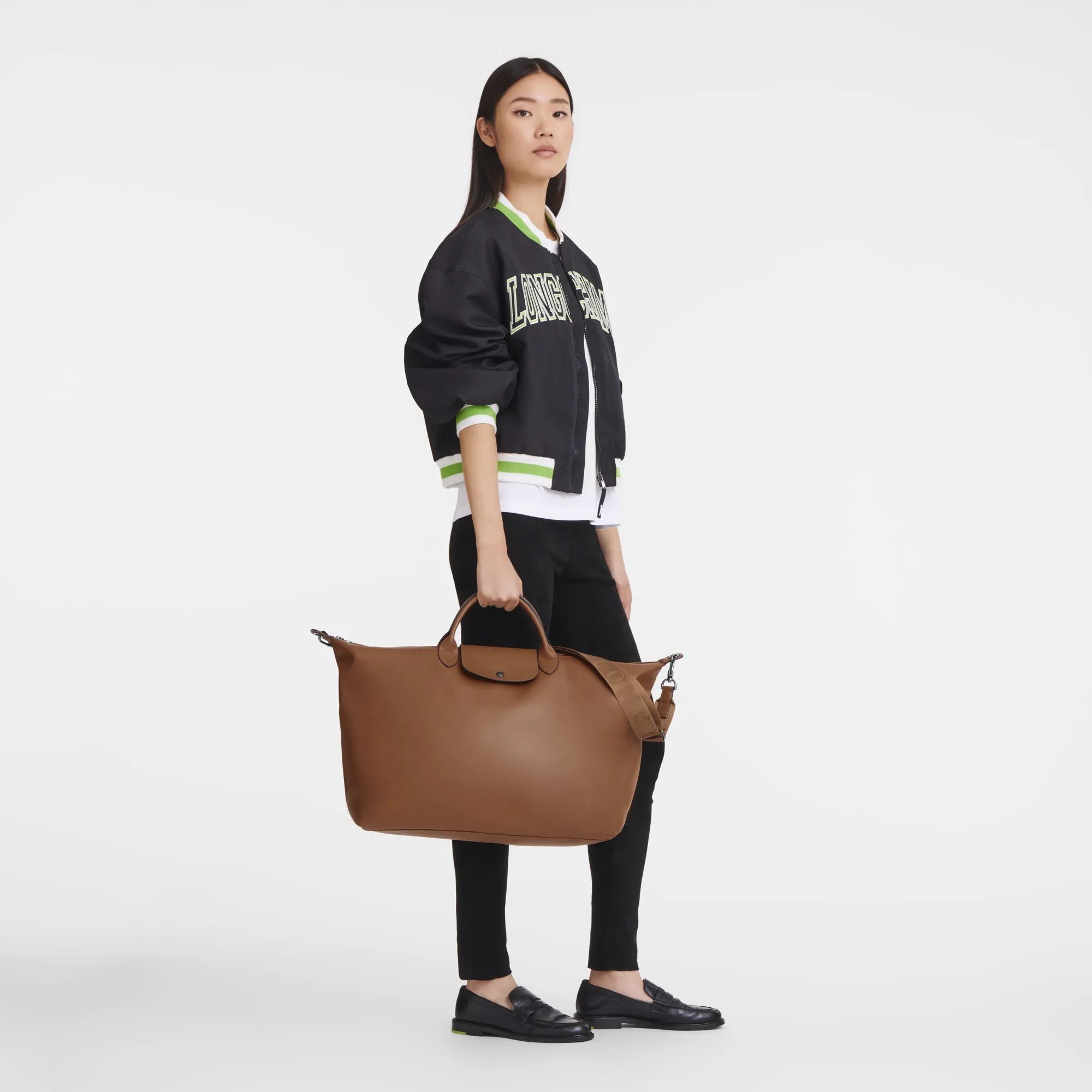 Le Pliage XTRA S Travel bag Cognac - Leather