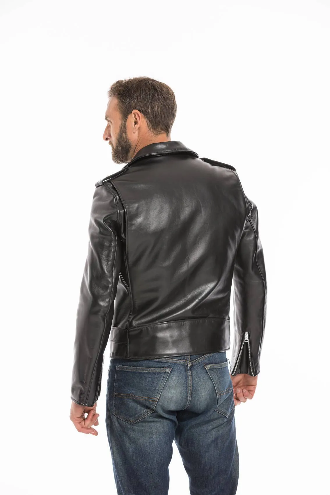 Leather jacket perfecto star horse 613 sh