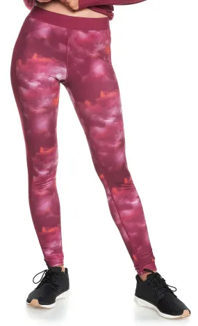 leggings Roxy Frosted Sunset - RRR0/Tibetan Red - women´s