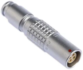 LEMO Circular Connector, 4 Contacts, Cable Mount, Socket, Female, IP50, 0B Series