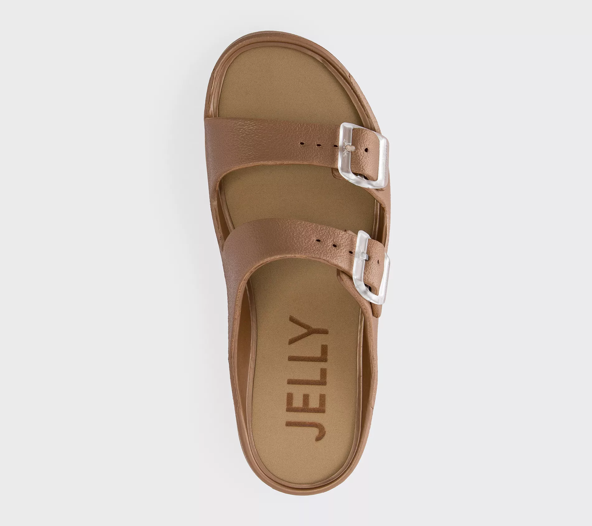 Lemon Jelly Vegan Double Band Slide Sandals - Fenix