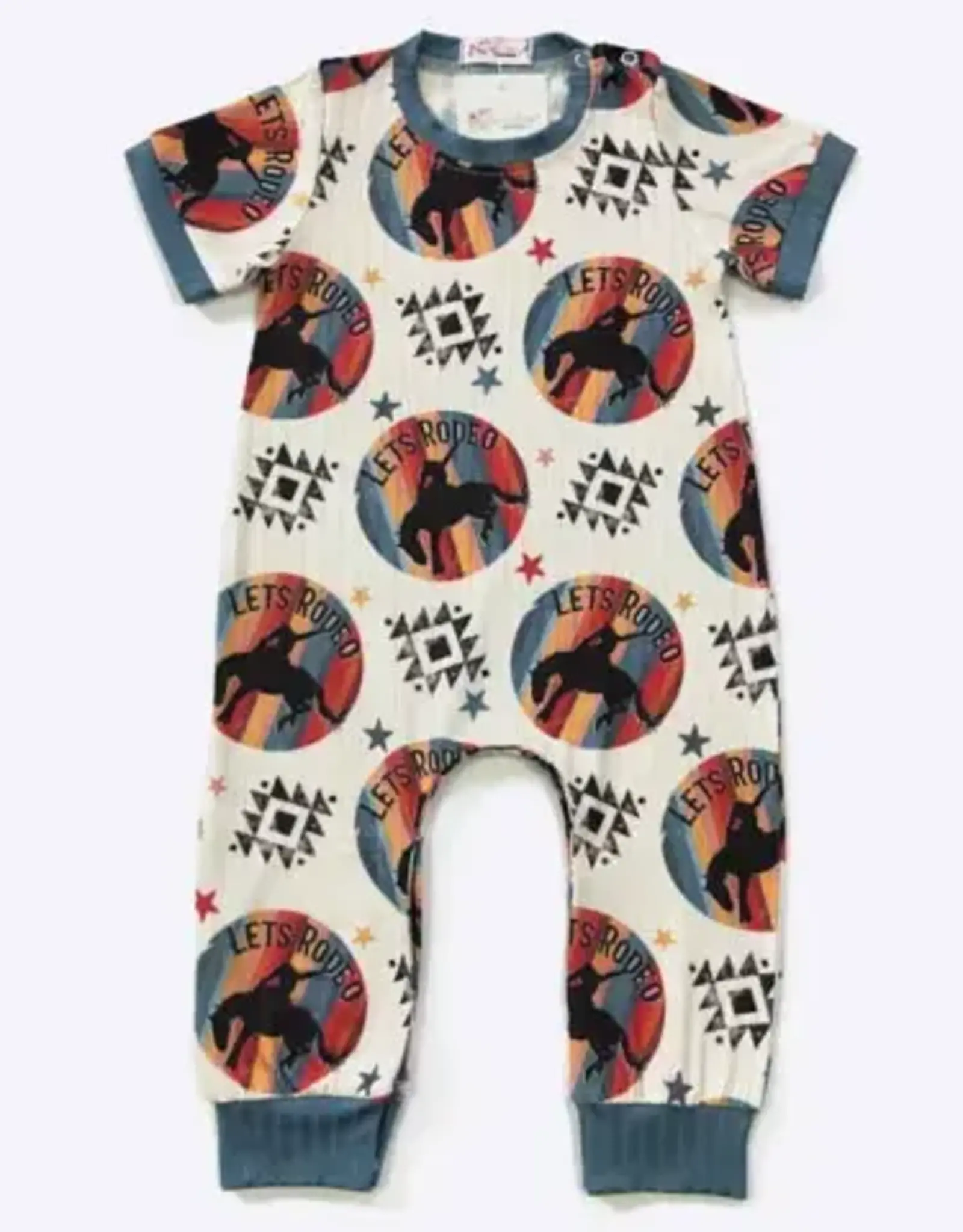 Let's Rodeo Infant Boys Romper