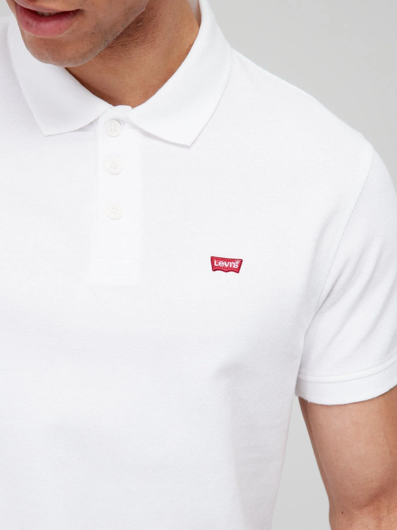 Levi's Housemark Logo Polo Shirt - White