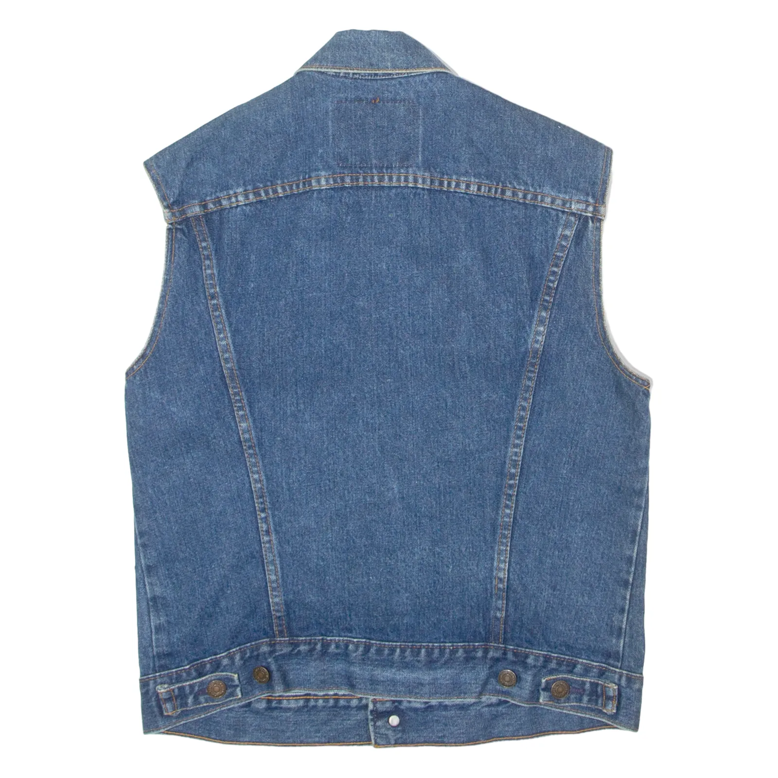 LEVI'S Mens Denim Waistcoat Blue S
