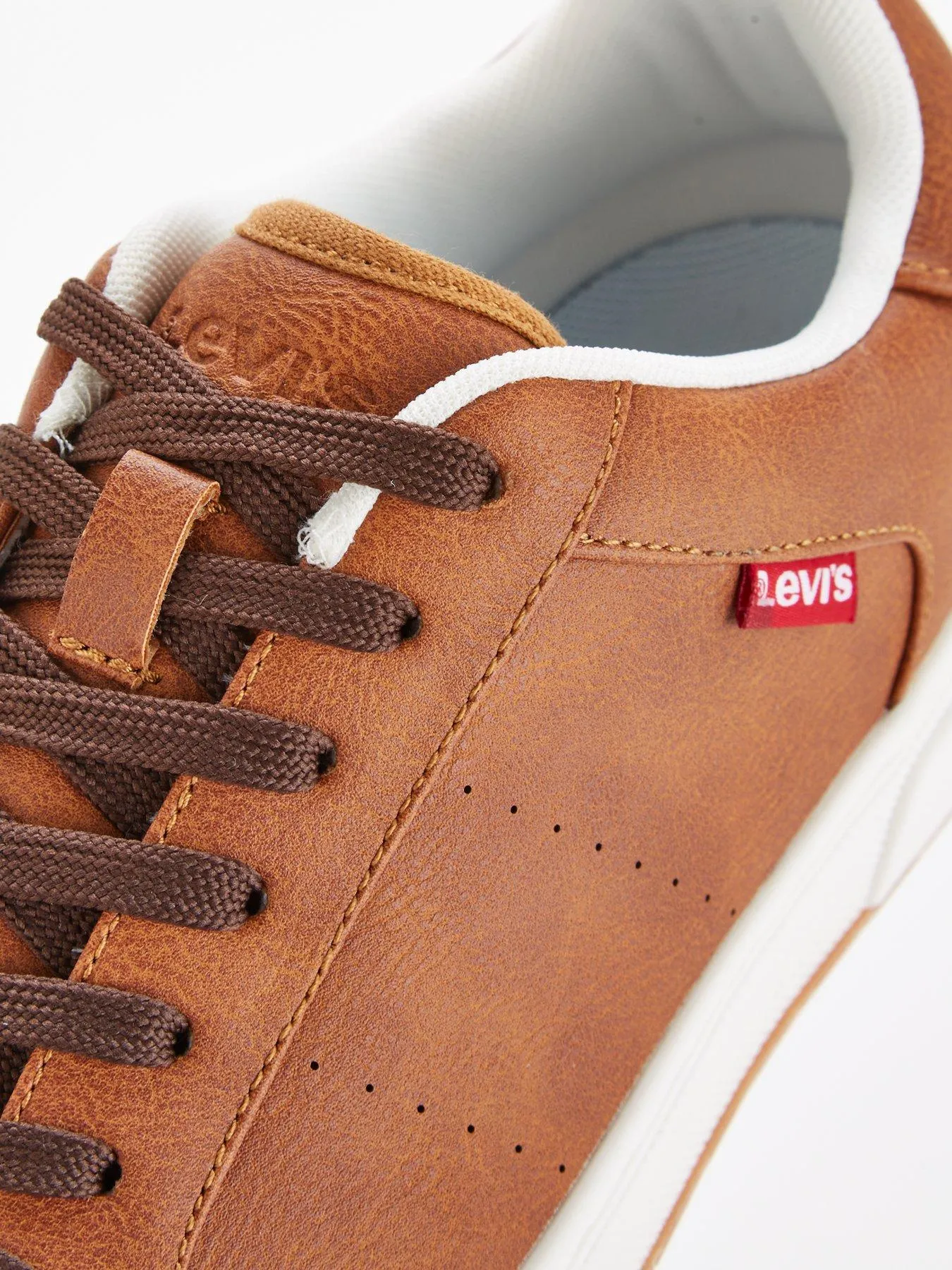 Levi's Piper Faux Leather Trainers - Brown