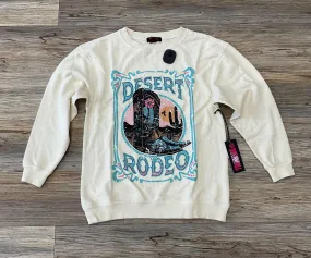 ‘’LIA’’ ROCK & ROLL EGGSHELL DESERT RODEO PULLOVER | BW91T04025