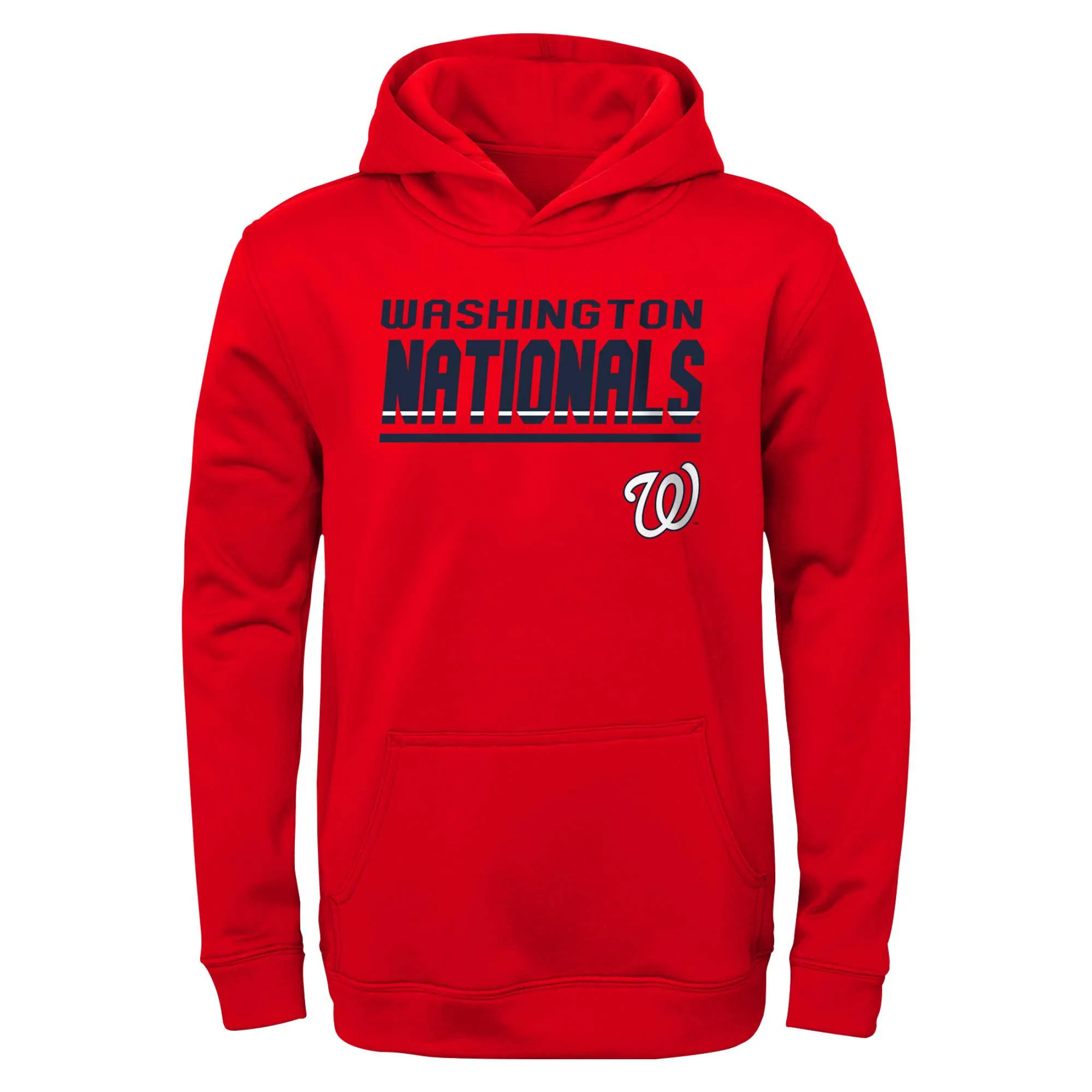 Lids Youth Red Washington Nationals Headliner Performance Pullover Hoodie