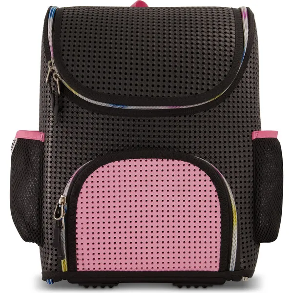 Light + Nine Student Backpack, Rainbow Pink