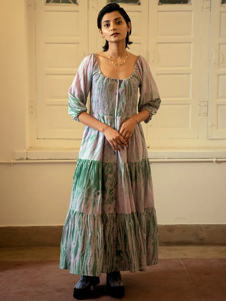 Lilac Teal Dress
