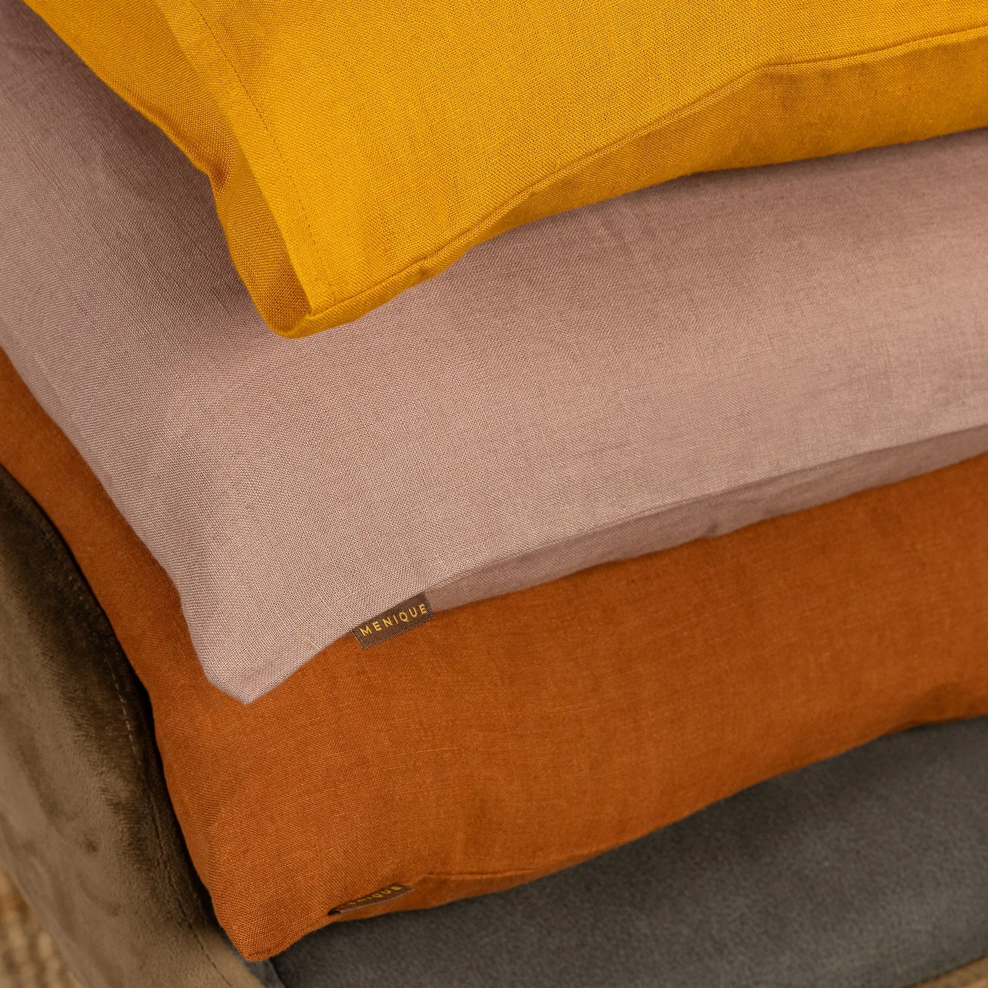 Linen Throw Pillow Covers