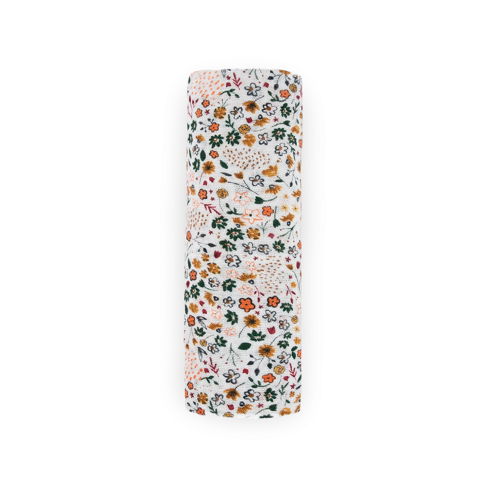 Little Unicorn Cotton Muslin Swaddle Blanket - Pressed Petals