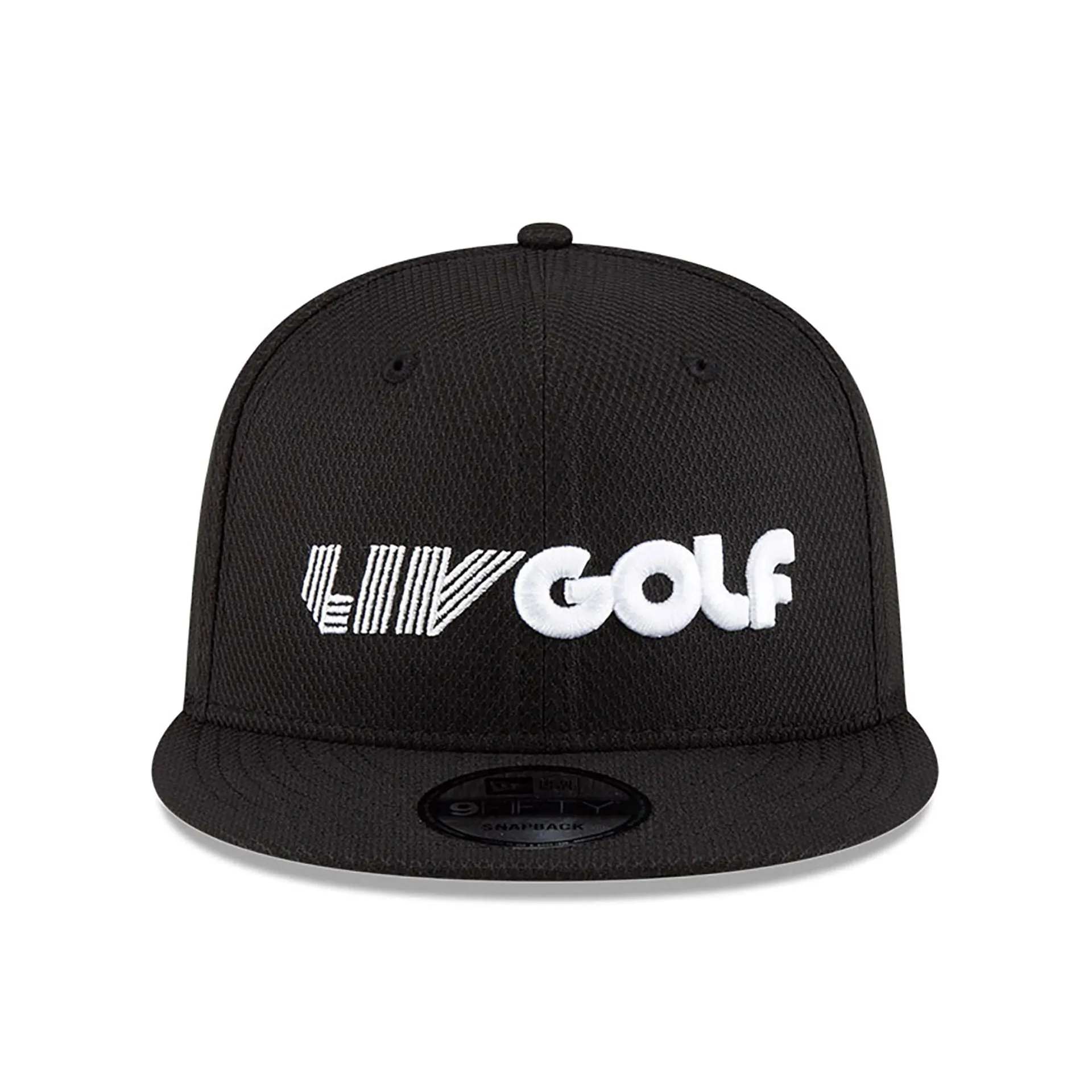 LIV Golf Black 9FIFTY Snapback Adjustable Cap