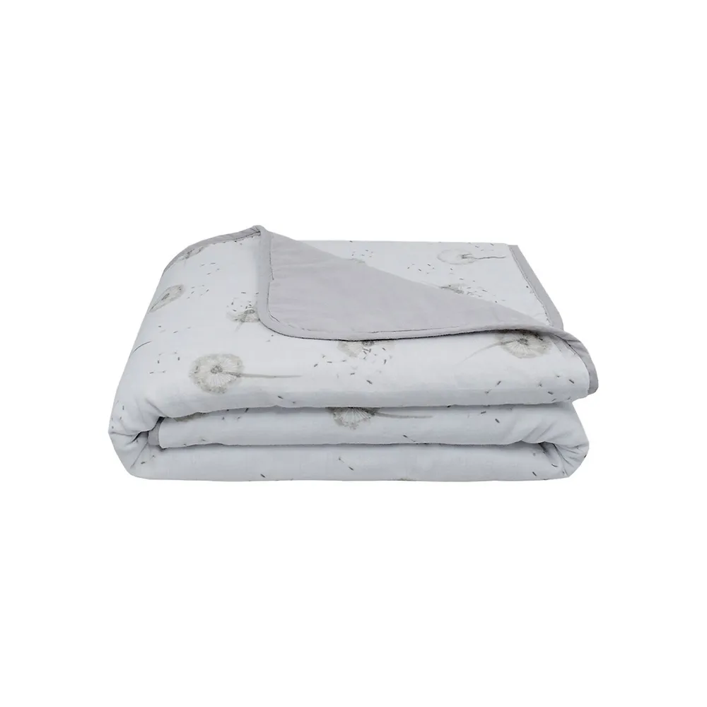Living Textiles Organic Cotton Muslin Blanket -Dandelion