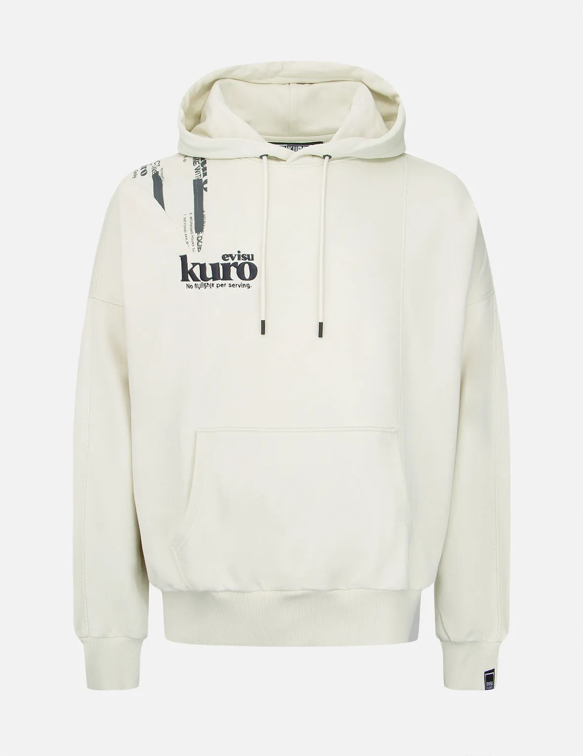 Logo Printed Pannel Hoodie