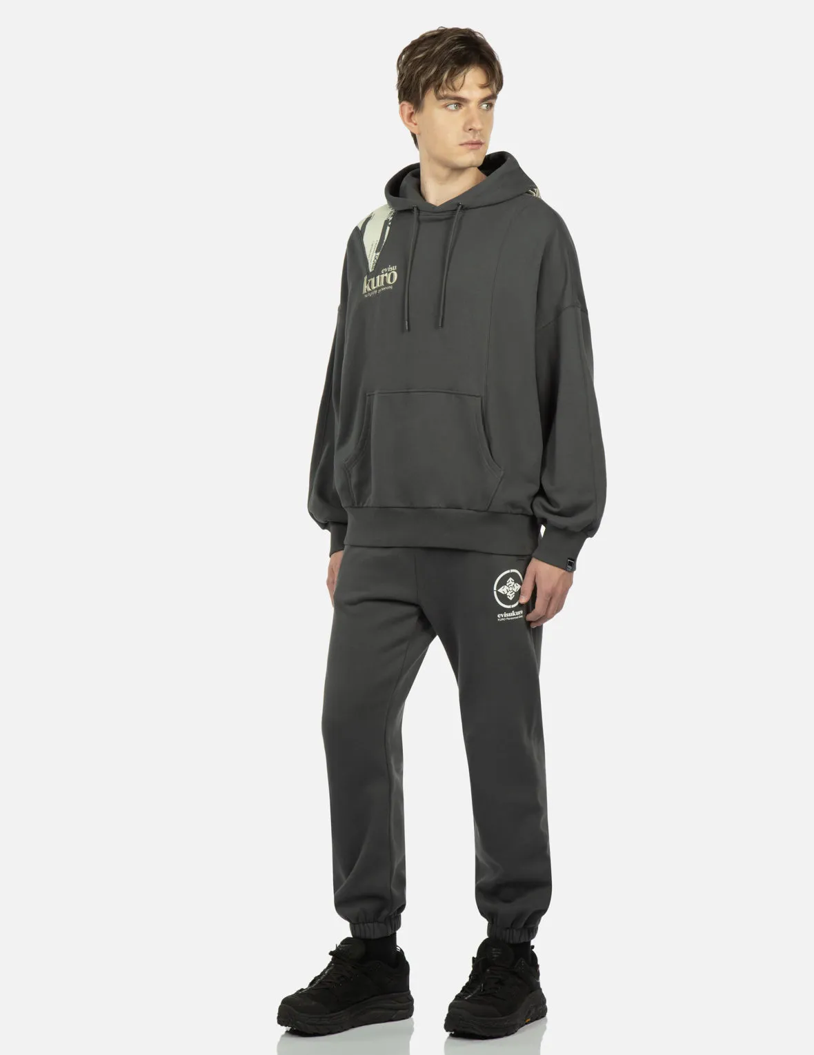 Logo Printed Pannel Hoodie