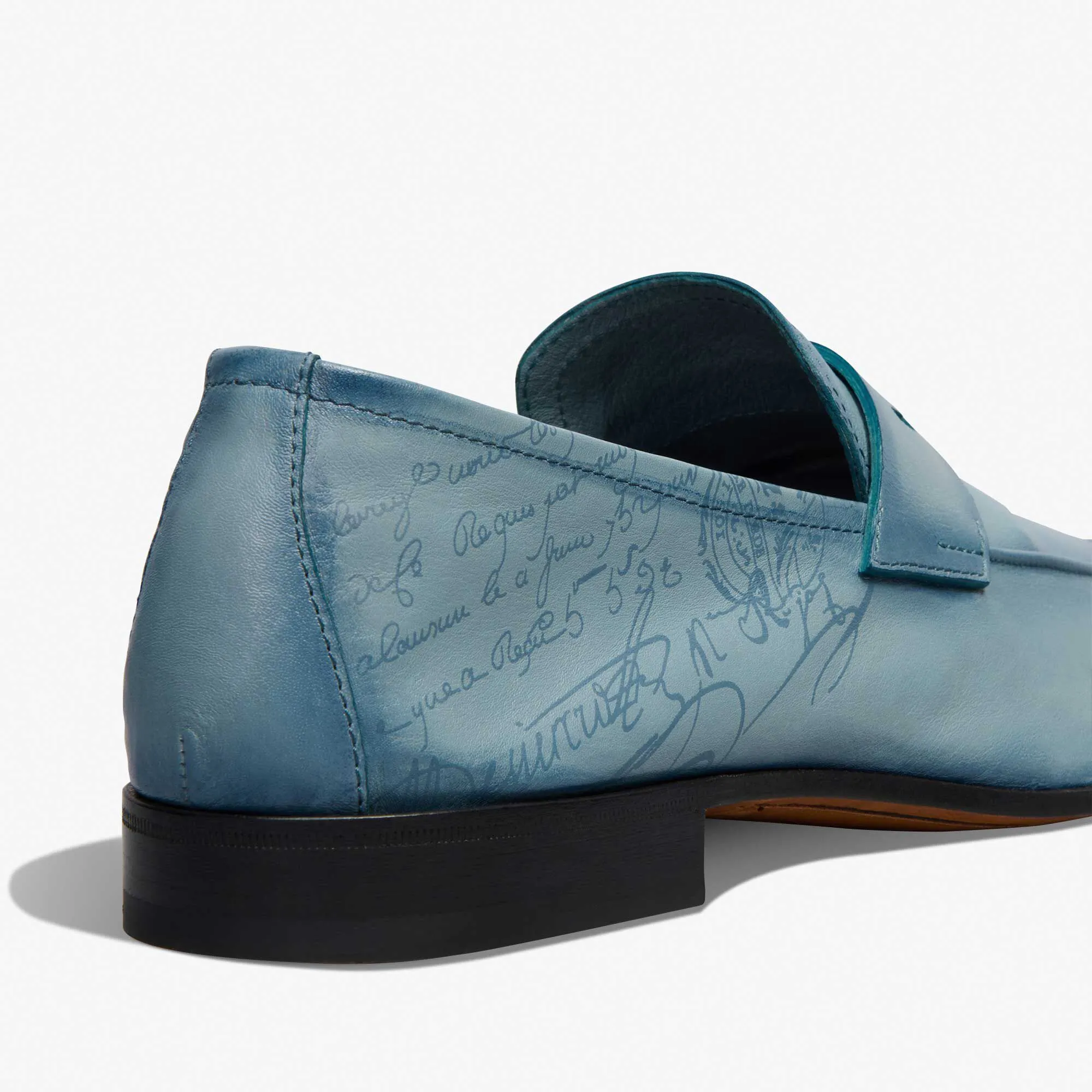 Lorenzo Scritto Kangaroo Leather Loafer