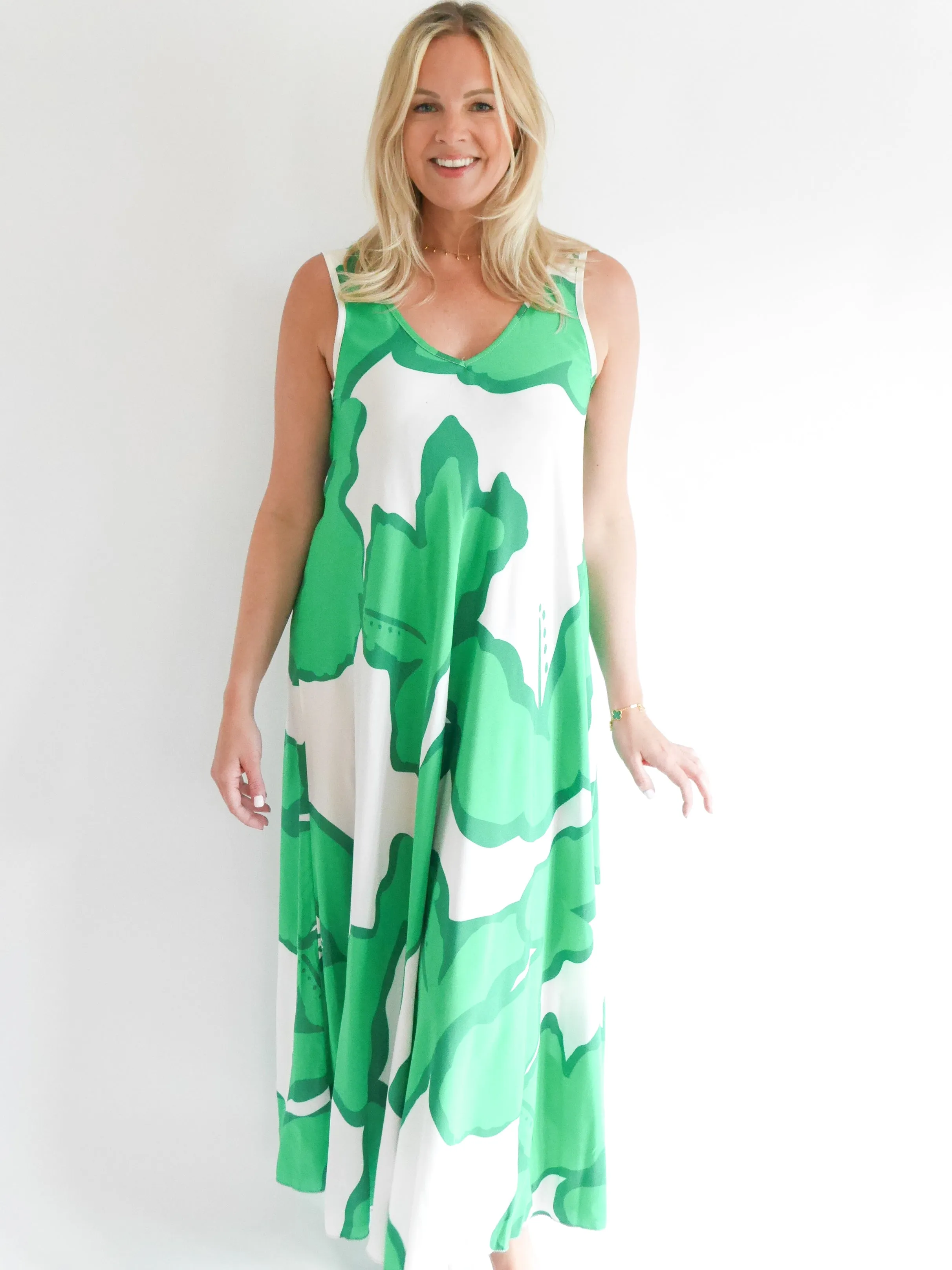 Lottie Dress Green