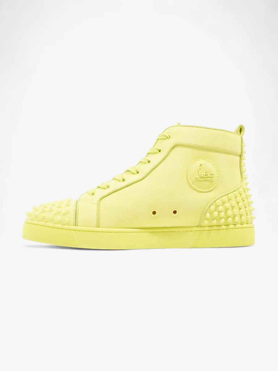 Lou Spikes II Sneakers Neon Yellow Suede EU 46 UK 12