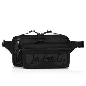 Loubideal Belt bag - Rubber and fabric - Black