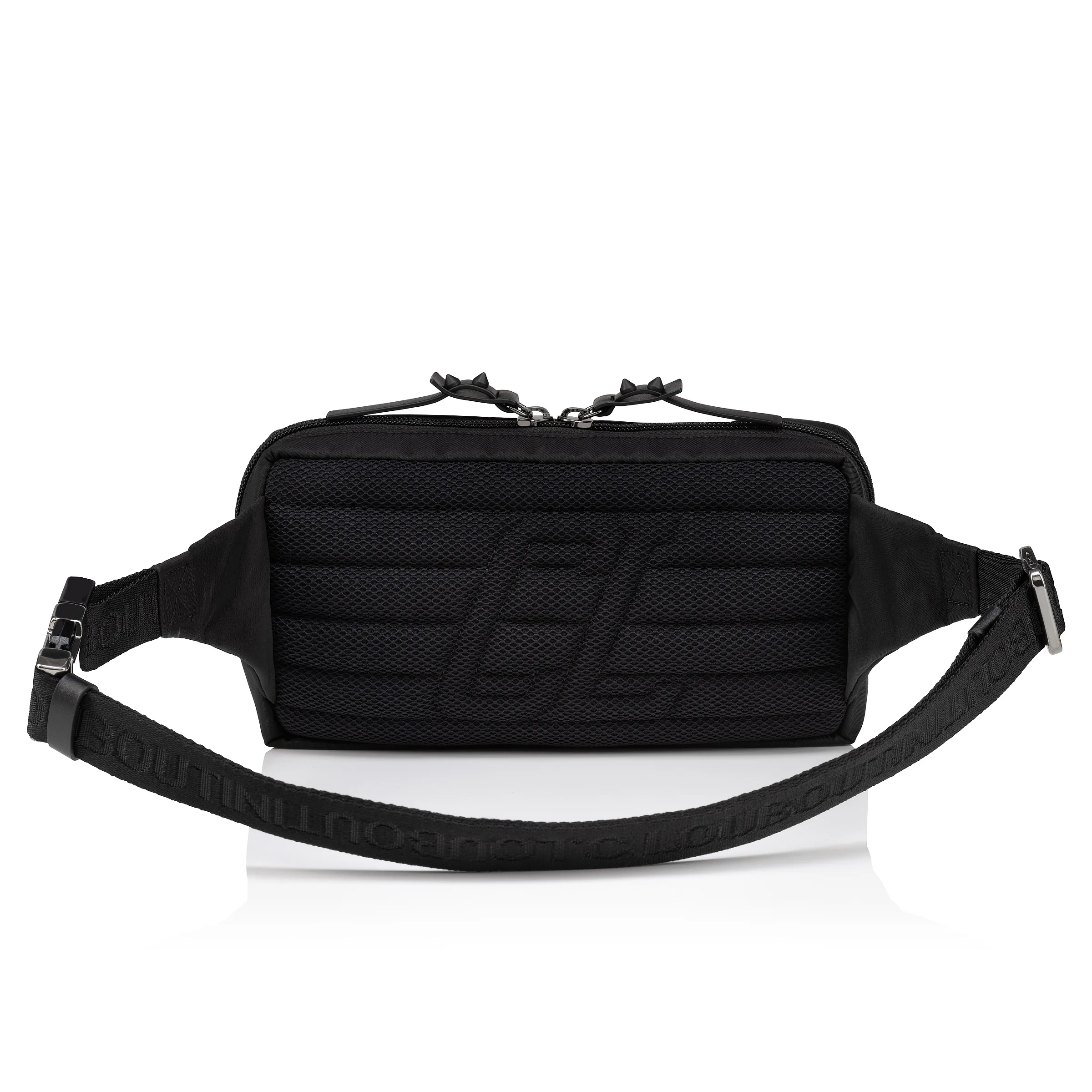 Loubideal Belt bag - Rubber and fabric - Black