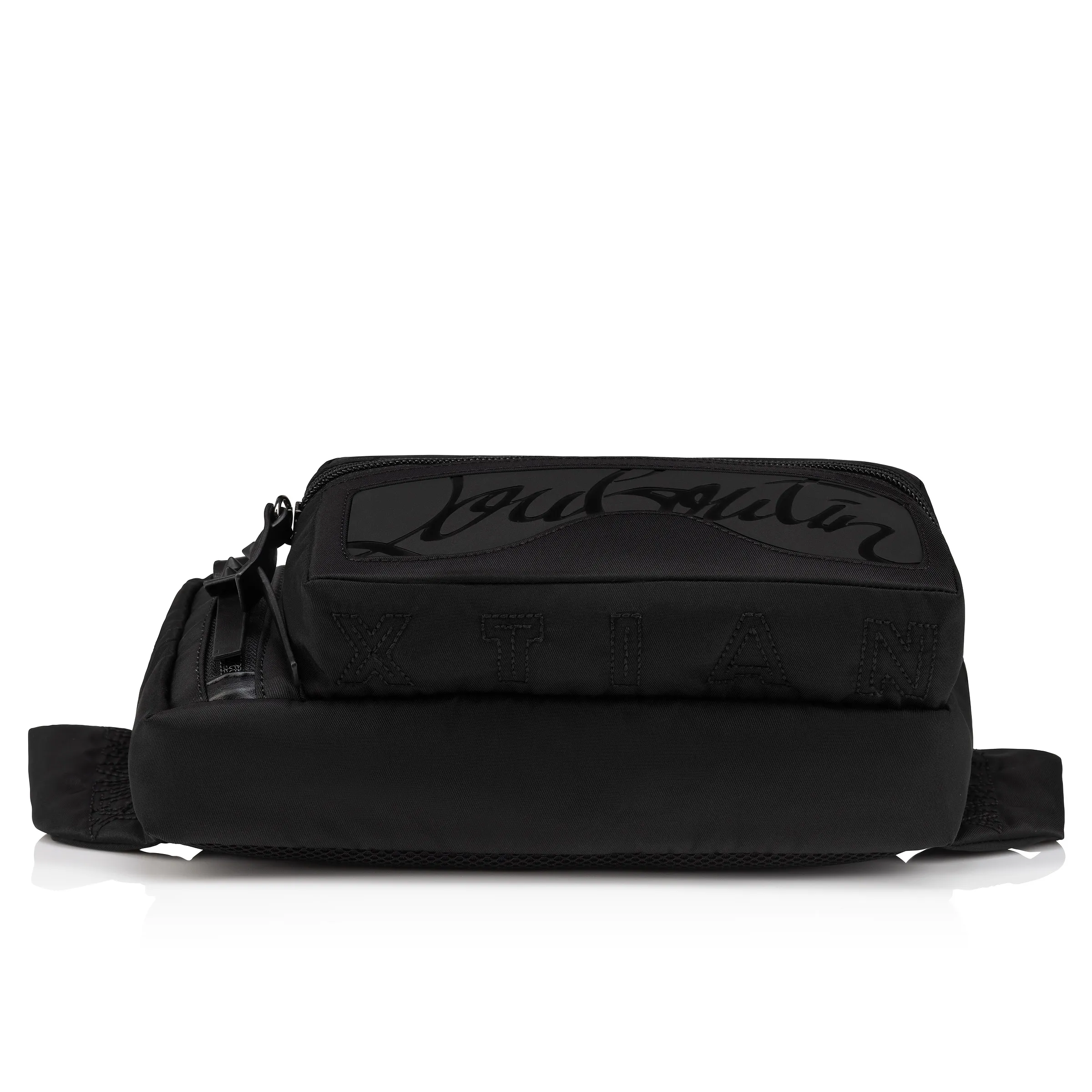 Loubideal Belt bag - Rubber and fabric - Black