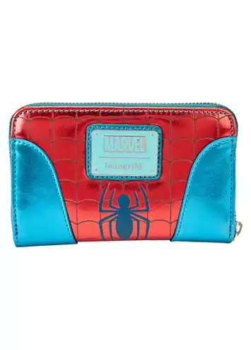 Loungefly Marvel Spiderman Shine Zip Around Wallet | Kaleidoscope