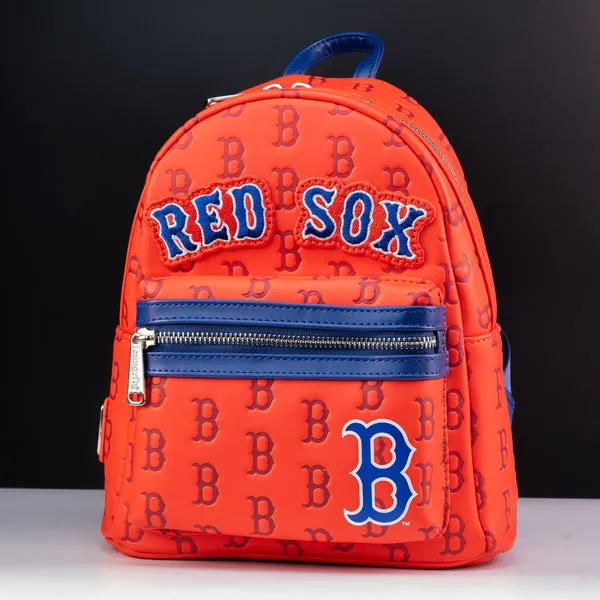 Loungefly x MLB Boston Red Sox Logo Mini Backpack