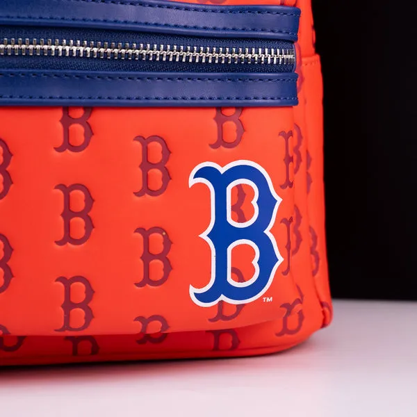 Loungefly x MLB Boston Red Sox Logo Mini Backpack