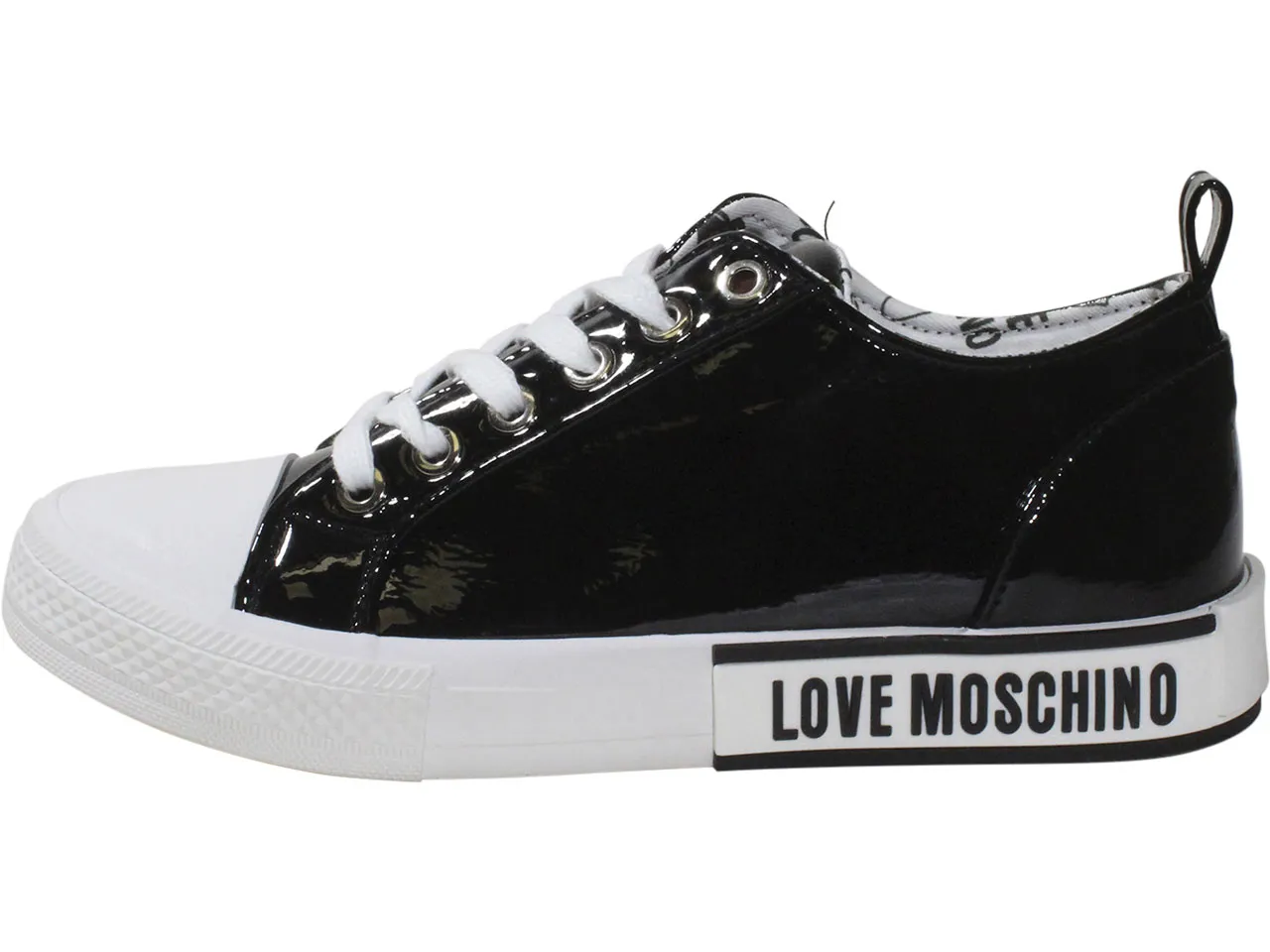 Love Moschino Women's Low Top Sneakers Black Sz: 10 JA15372G0BJG0000