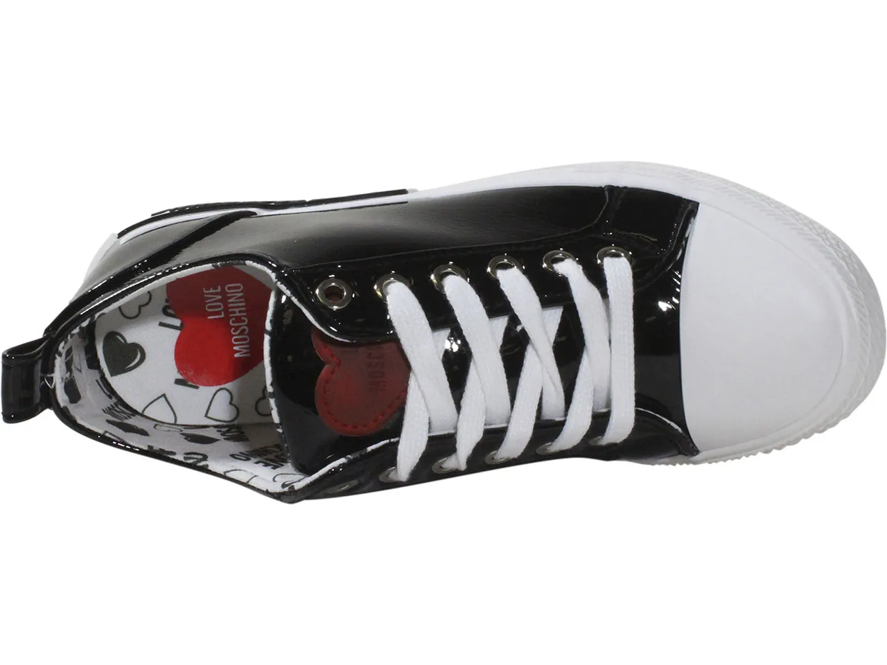 Love Moschino Women's Low Top Sneakers Black Sz: 10 JA15372G0BJG0000