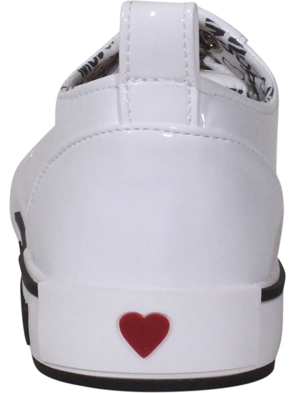 Love Moschino Women's Low Top Sneakers White Sz: 9 JA15372G0BJG0100