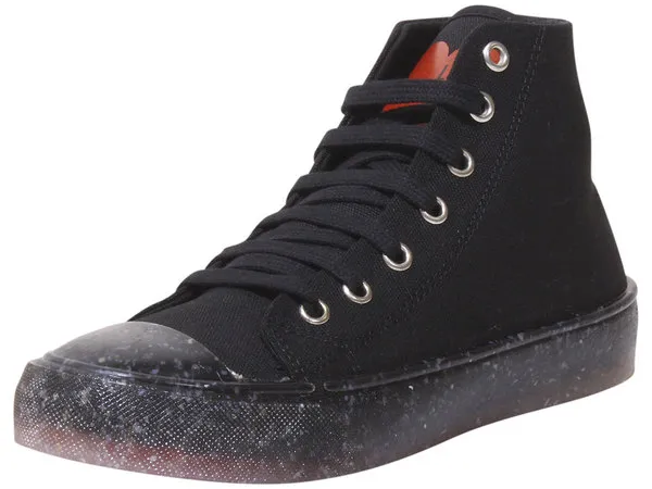 Love Moschino Women's Sneakers Canvas Mid Top White Sz: 10 (JA15353G0CJJ0100)
