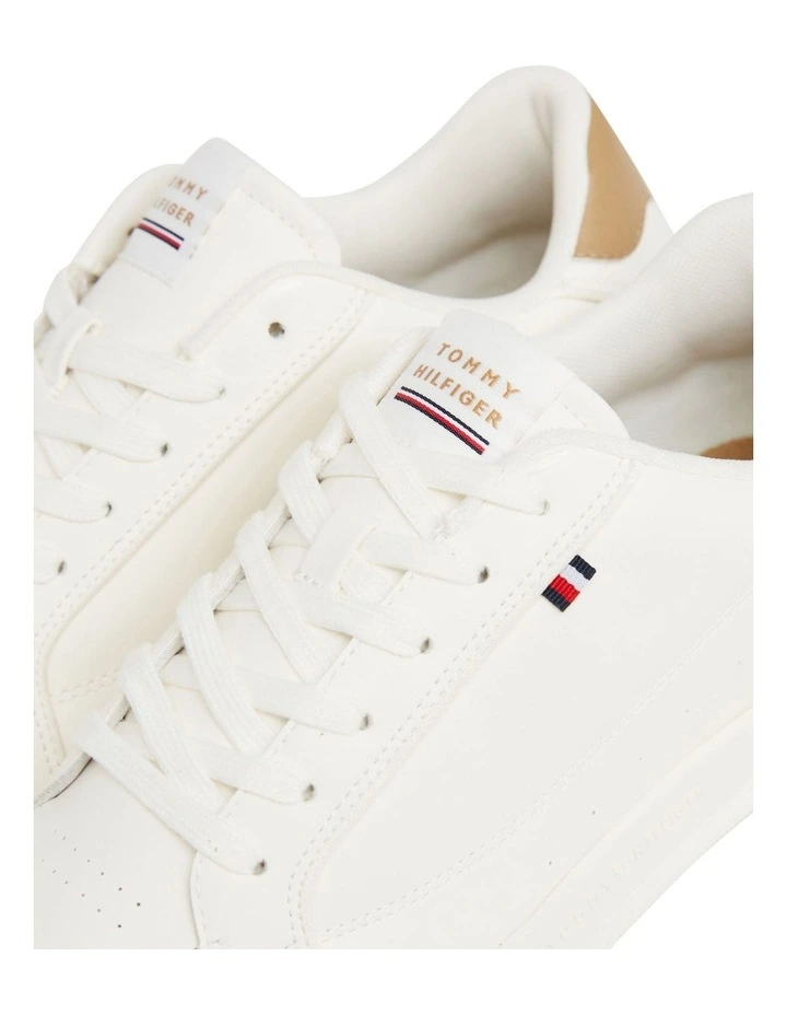 Low Top Cupsole Trainers in White