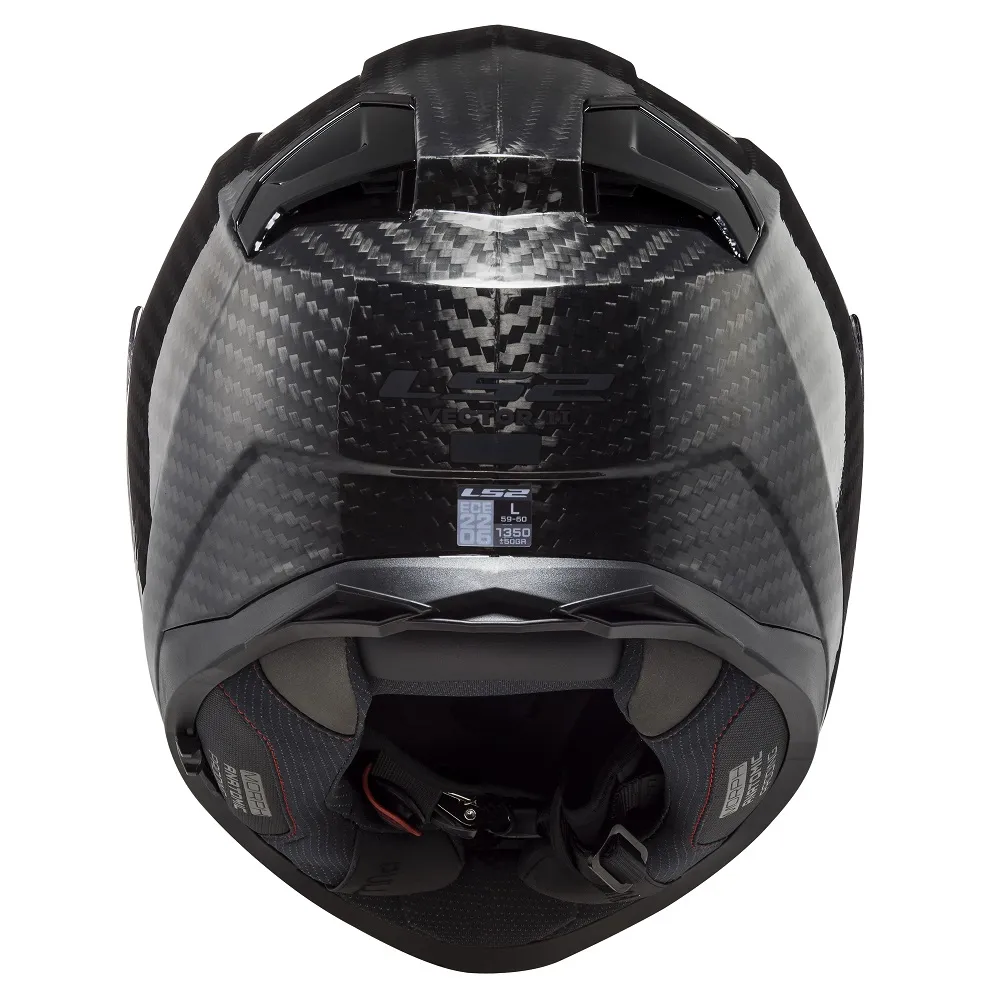 LS2 FF811 Vector II Carbon Plain Helmet