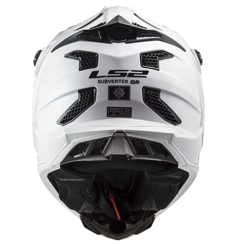 LS2 MX700 Subverter Evo II Plain Helmet - White