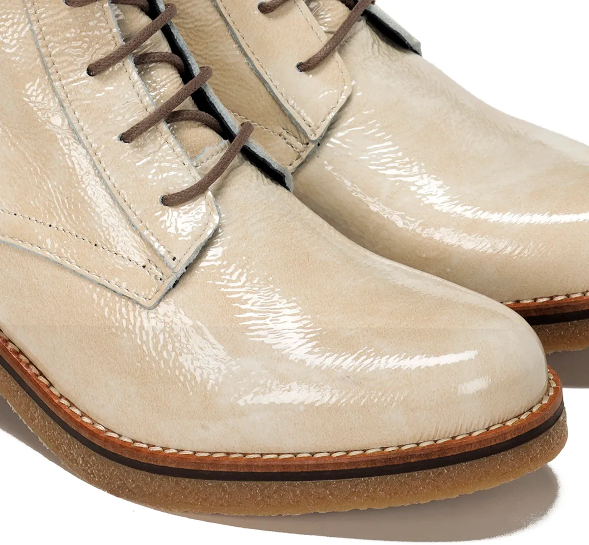 LUCERO D8686 White Ankle Boot